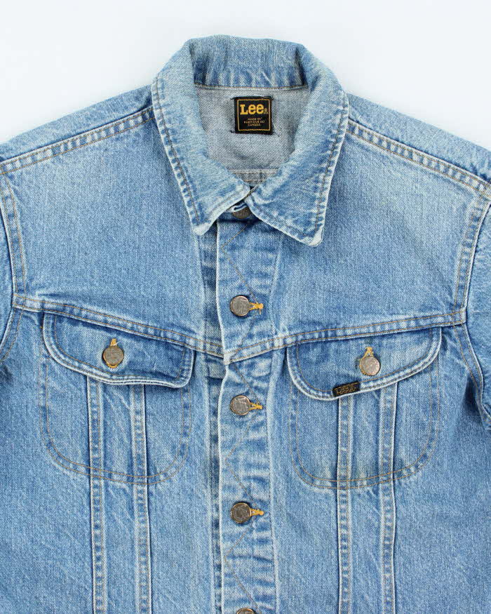Vintage 80s Lee Button Up Denim Jacket - S