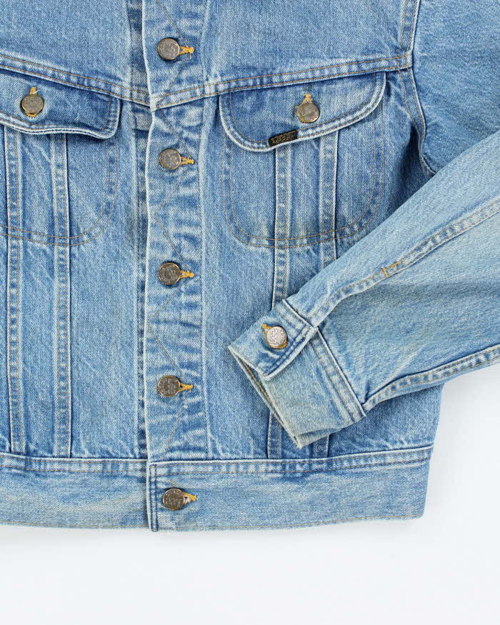 Vintage 80s Lee Button Up Denim Jacket - S