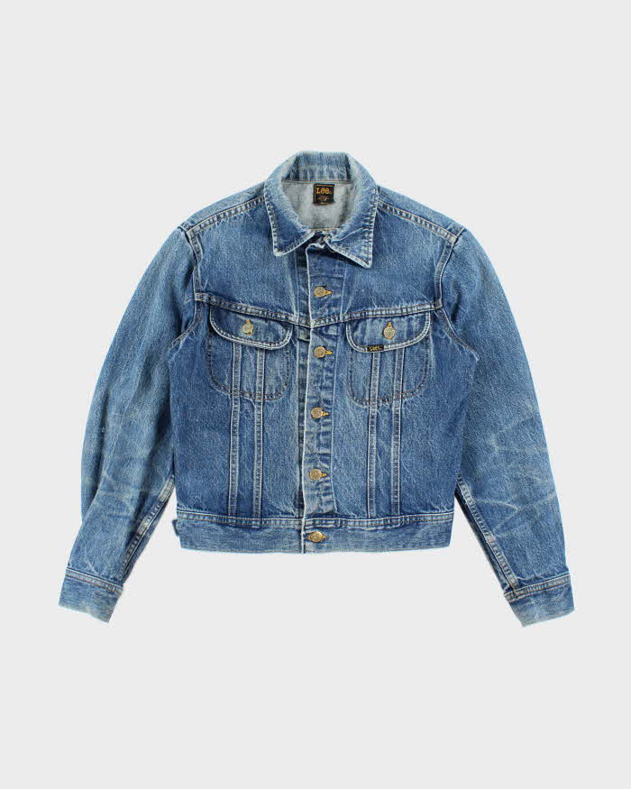 Vintage 80s Lee Button Up Denim Jacket - S