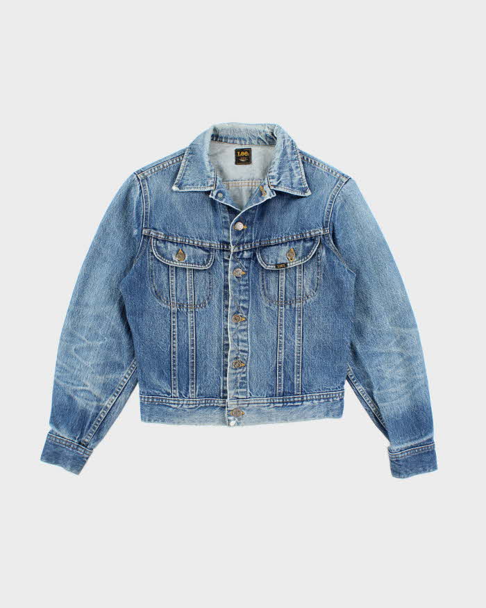 Vintage 80s Lee Button Up Denim Jacket - S