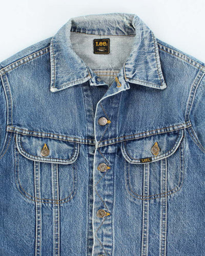 Vintage 80s Lee Button Up Denim Jacket - S