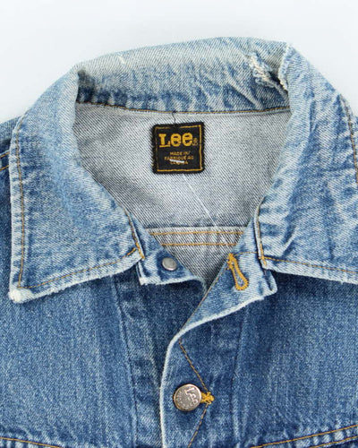 Vintage 80s Lee Button Up Denim Jacket - S