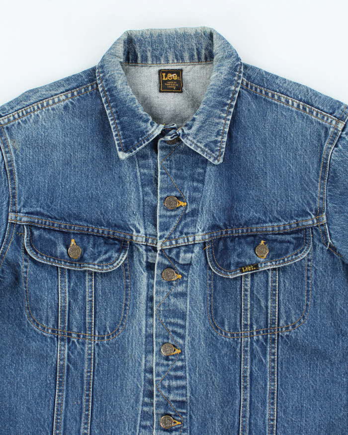 Vintage 80s Lee Button Up Denim Jacket - M