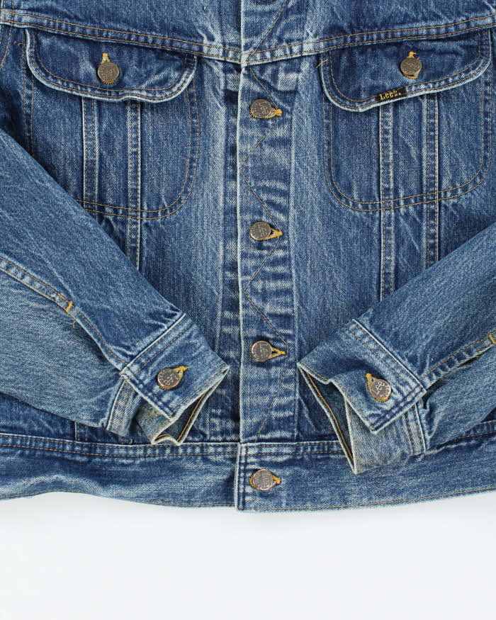 Vintage 80s Lee Button Up Denim Jacket - M