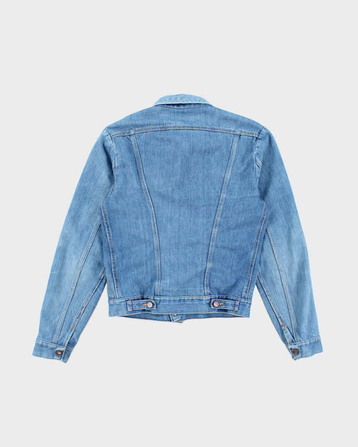 k*n様 WRANGLER JEANS SHIRTS JACKETS Vintage 70s Wrangler Button Up Denim Jacket - S – Rokit