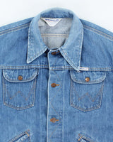 Vintage 70s Wrangler Button Up Denim Jacket - S