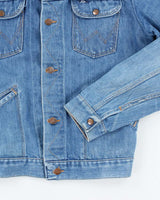 Vintage 70s Wrangler Button Up Denim Jacket - S