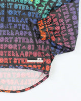 Adidas Stella Sport Batwing Rainbow Pattern Windbreaker Jacket -XXS