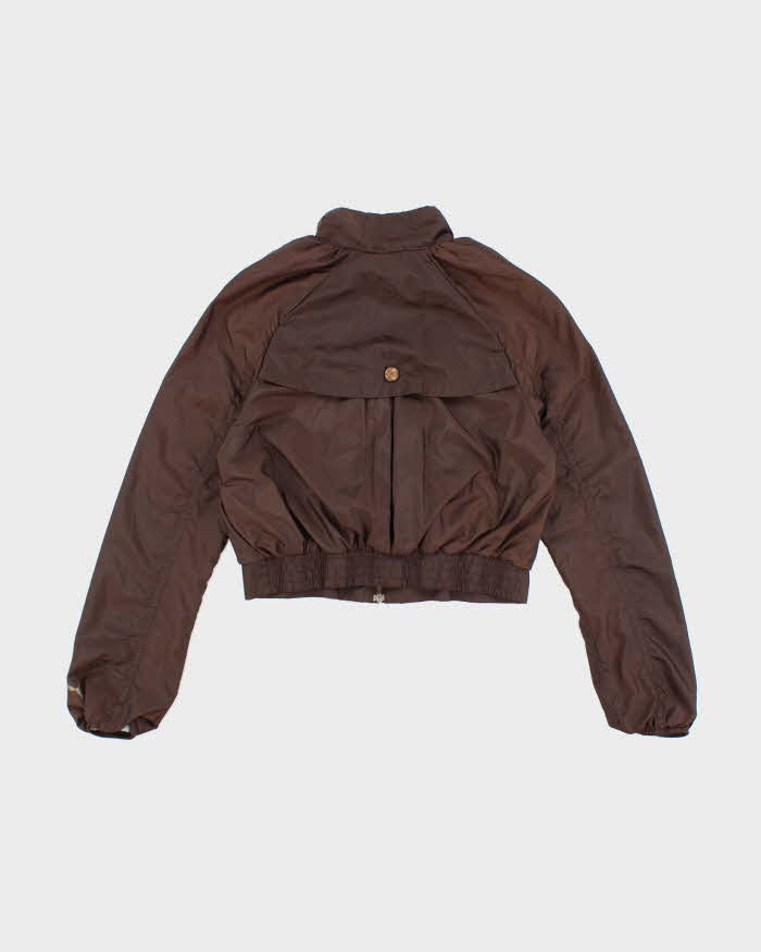 Vintage Y2K Puma Cropped Windbreaker Jacket - M