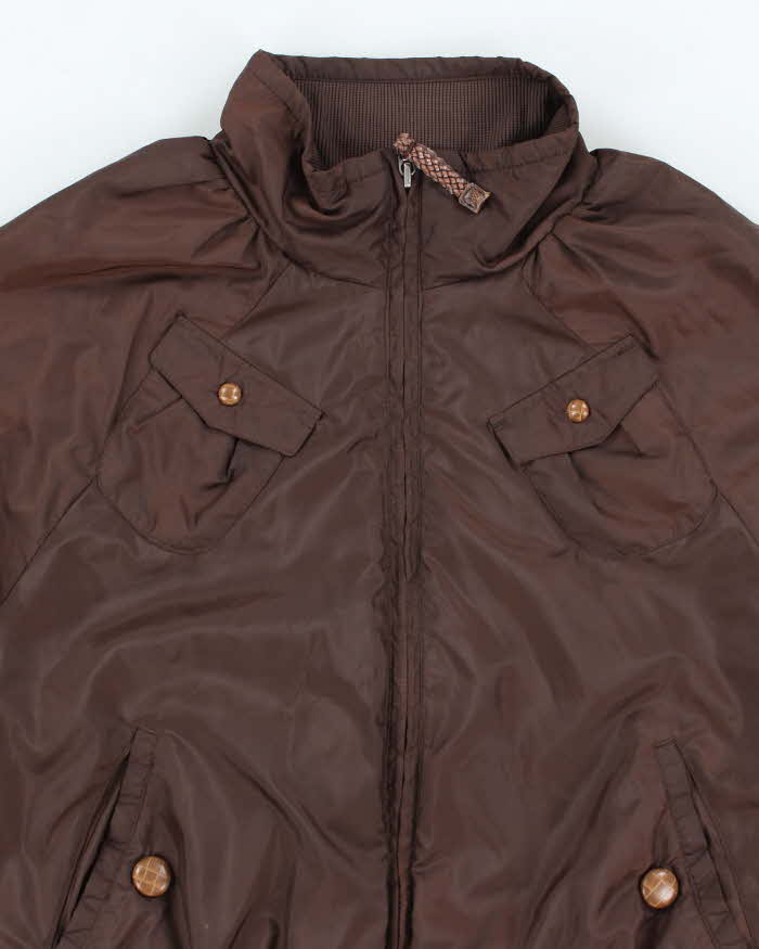 Vintage Y2K Puma Cropped Windbreaker Jacket - M