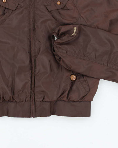 Vintage Y2K Puma Cropped Windbreaker Jacket - M