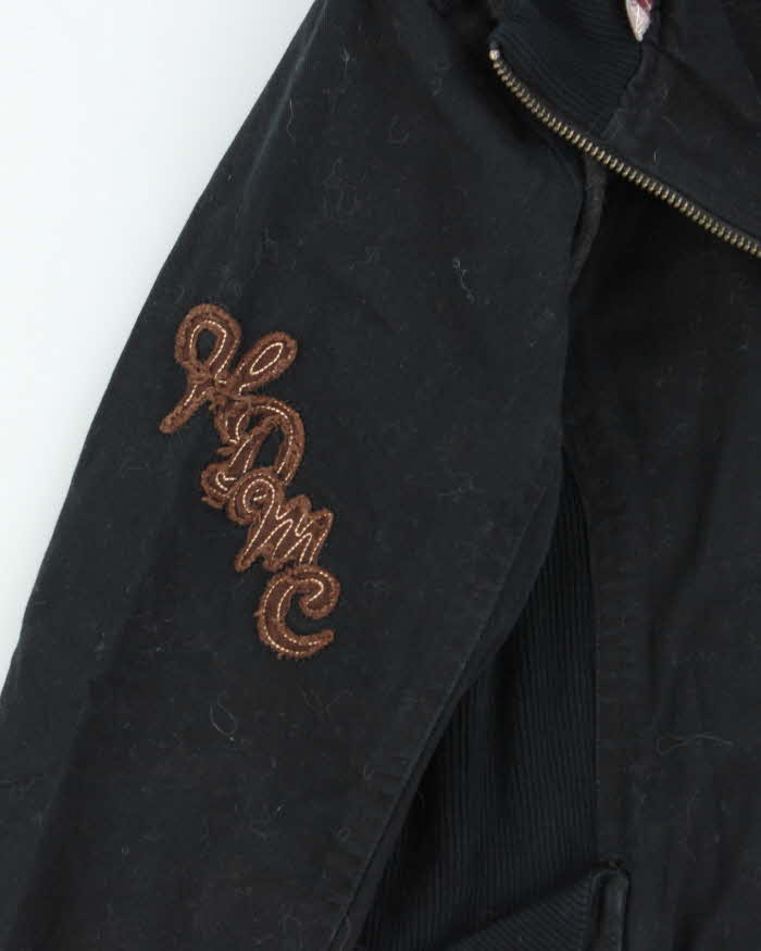 Harley Davidson Embroidered Zip Up Hoodie - XS