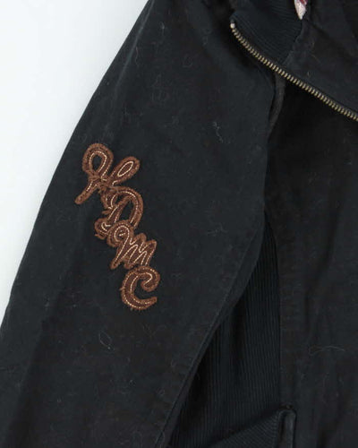 Harley Davidson Embroidered Zip Up Hoodie - XS