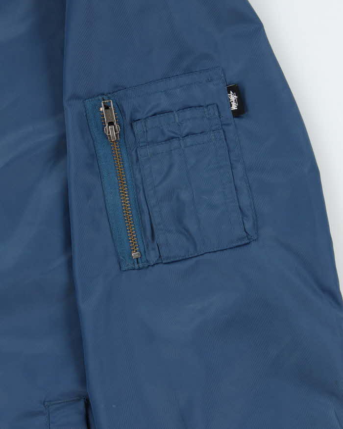 Vintage Stussy Lightweight Zip Up Harrington Jacket - M