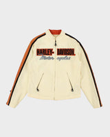 Vintage Y2K Harley Davidson Embroidered Biker Jacket - XS