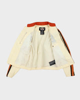Vintage Y2K Harley Davidson Embroidered Biker Jacket - XS