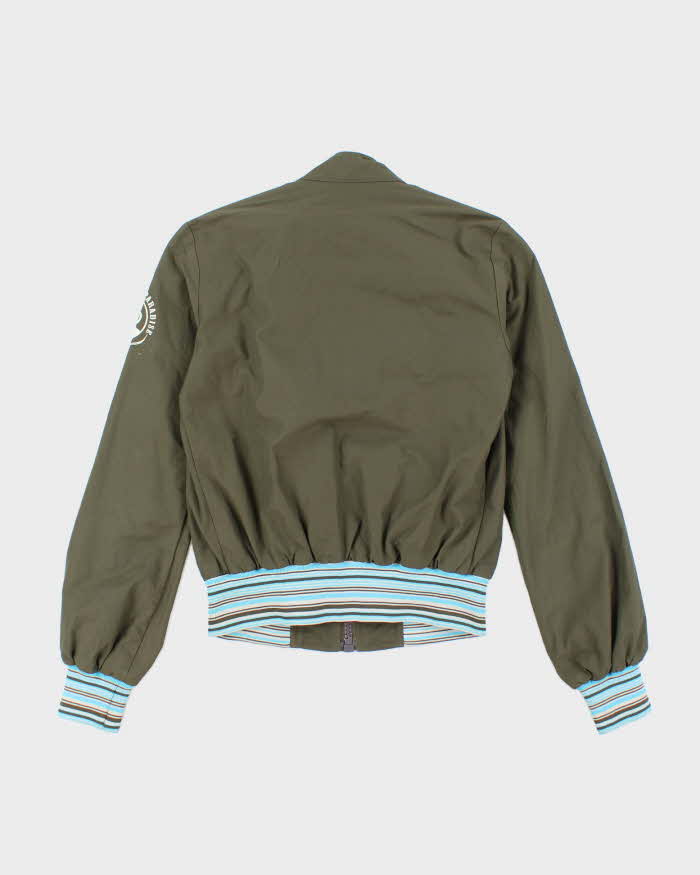 Vintage Y2K Diesel Cropped Harrington Jacket - XS