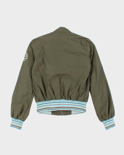 Vintage Y2K Diesel Cropped Harrington Jacket - XS