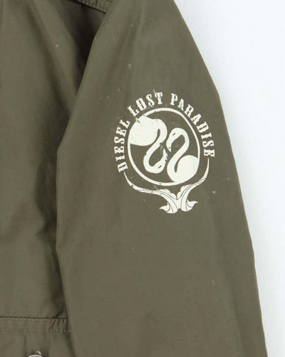 Vintage Y2K Diesel Cropped Harrington Jacket - XS