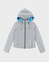 Vintage Y2K Armani Jeans Patterned Hooded Anorak Jacket - S