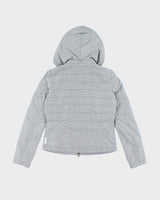 Vintage Y2K Armani Jeans Patterned Hooded Anorak Jacket - S