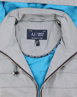 Vintage Y2K Armani Jeans Patterned Hooded Anorak Jacket - S
