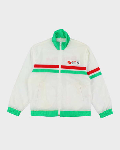 Vintage 90's Fuji Film Promotional Striped Windbreaker Jacket - M