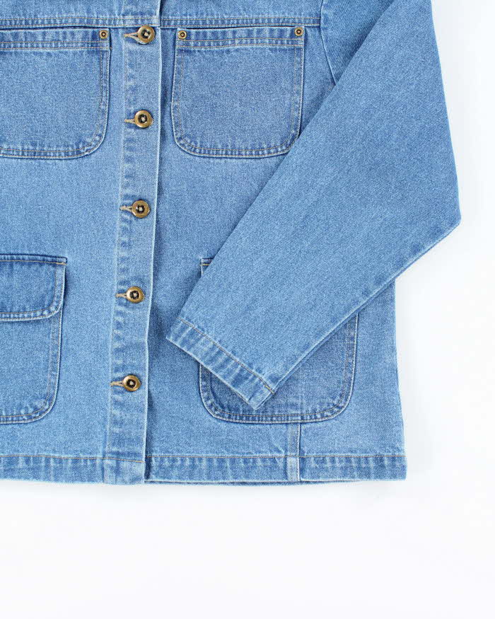 Vintage 90's Tradition Denim Button Up Work Jacket - L