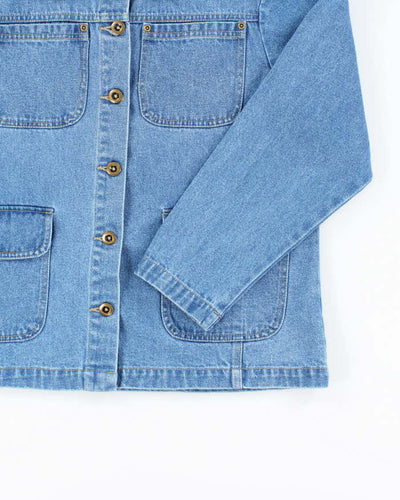 Vintage 90's Tradition Denim Button Up Work Jacket - L