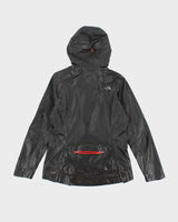 Women's The North Face Black Hooded Windbreaker - M
