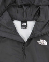 Women's The North Face Black and White Graphic Hooded Windbreaker - M