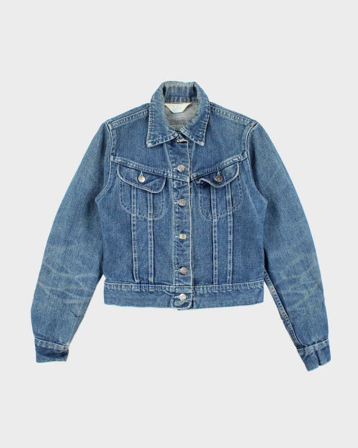 Vintage 80's Wrangler Medium Wash Denim Jacket - S