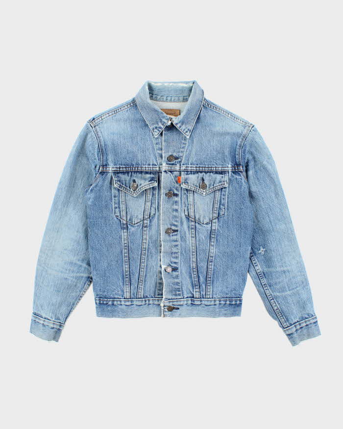 Vintage 80's Levi's Orange Tab Medium Wash Denim Jacket - S