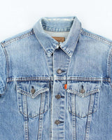 Vintage 80's Levi's Orange Tab Medium Wash Denim Jacket - S