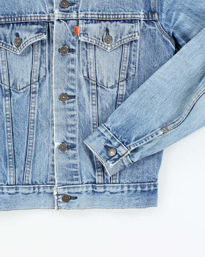Vintage 80's Levi's Orange Tab Medium Wash Denim Jacket - S