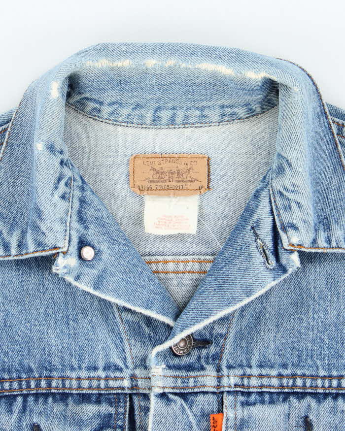 Vintage 80's Levi's Orange Tab Medium Wash Denim Jacket - S