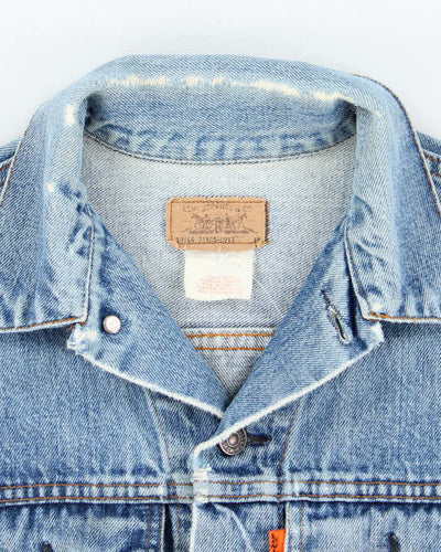 Vintage 80's Levi's Orange Tab Medium Wash Denim Jacket - S