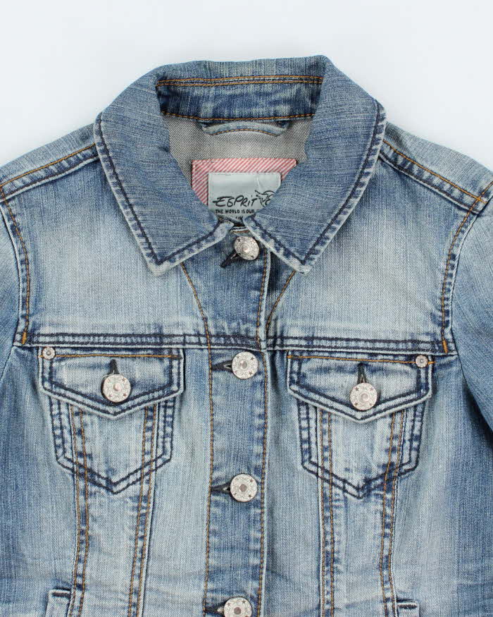Vintage Y2K Esprit Medium Wash Denim Jacket - M