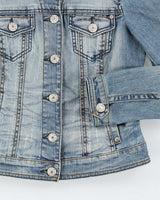 Vintage Y2K Esprit Medium Wash Denim Jacket - M