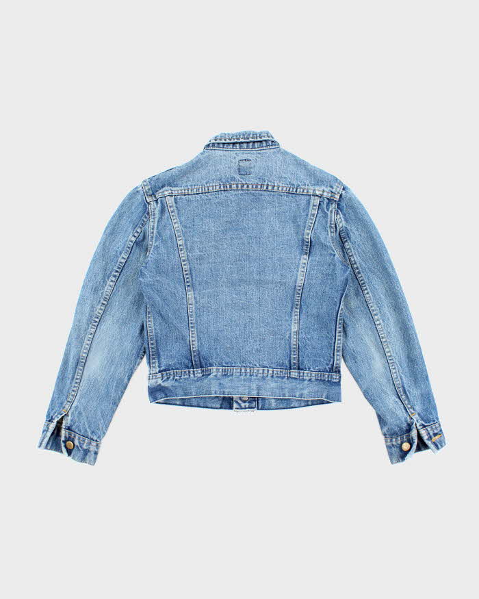 Vintage 80's Lee Light Wash Denim Jacket - S