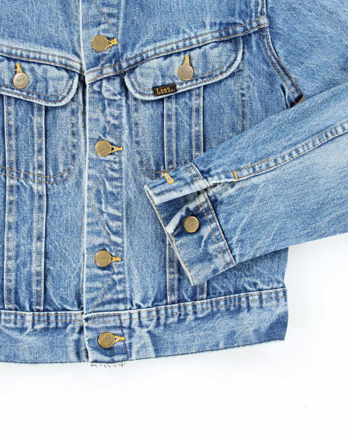 Vintage 80's Lee Light Wash Denim Jacket - S