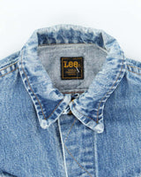 Vintage 80's Lee Light Wash Denim Jacket - S