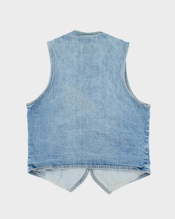 Vintage 80's Levi's Orange Tab Denim Gilet Jacket - M