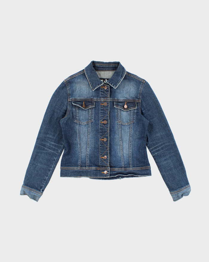 00s Roots Jeans Dark Wash Denim Jacket - M