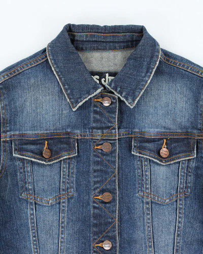 00s Roots Jeans Dark Wash Denim Jacket - M