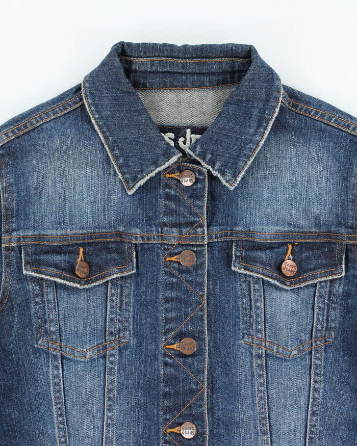 00s Roots Jeans Dark Wash Denim Jacket - M