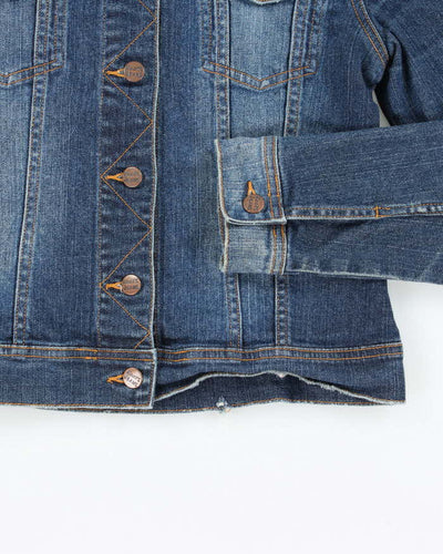 00s Roots Jeans Dark Wash Denim Jacket - M