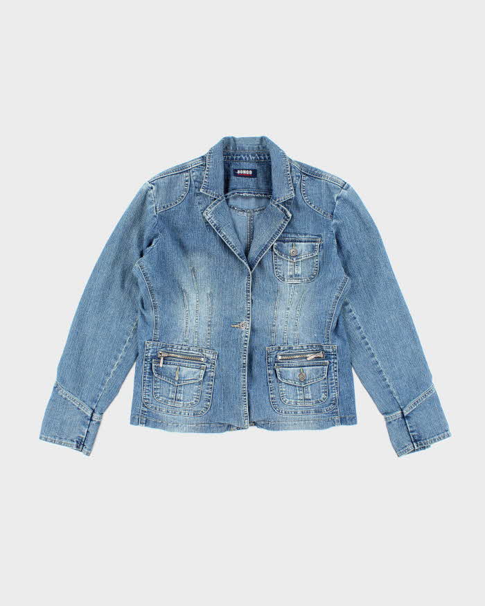 Y2K 00s Bongo Authentic Detailed Denim Jacket - XL
