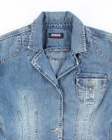Y2K 00s Bongo Authentic Detailed Denim Jacket - XL
