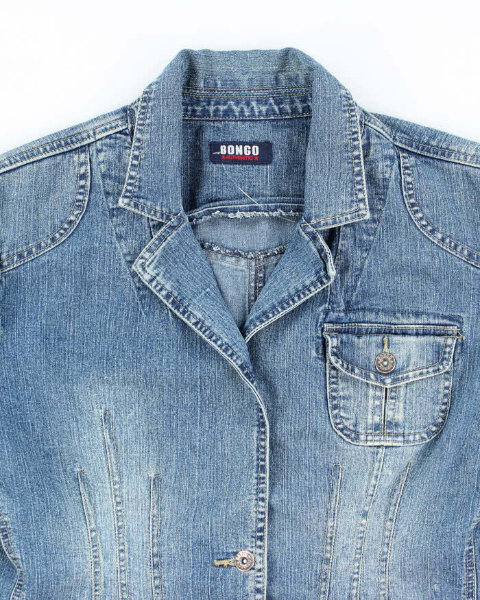 Y2K 00s Bongo Authentic Detailed Denim Jacket - XL